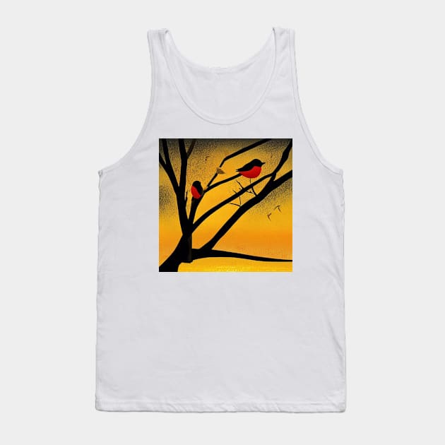 Rustic Sunset Tank Top by ErikBowmanDesigns